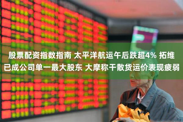 股票配资指数指南 太平洋航运午后跌超4% 拓维已成公司单一最大股东 大摩称干散货运价表现疲弱